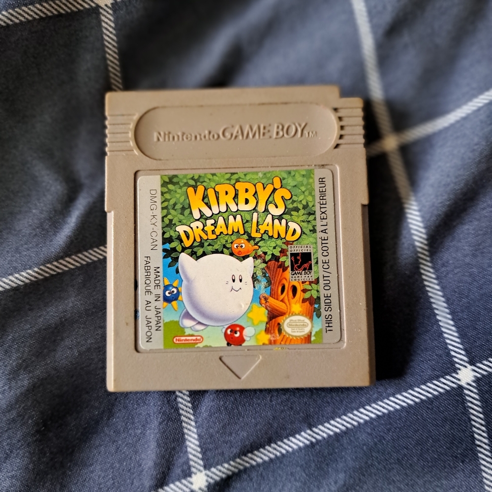 Nintendo Game Boy Cartridge - Kirby's Dream Land - Gray